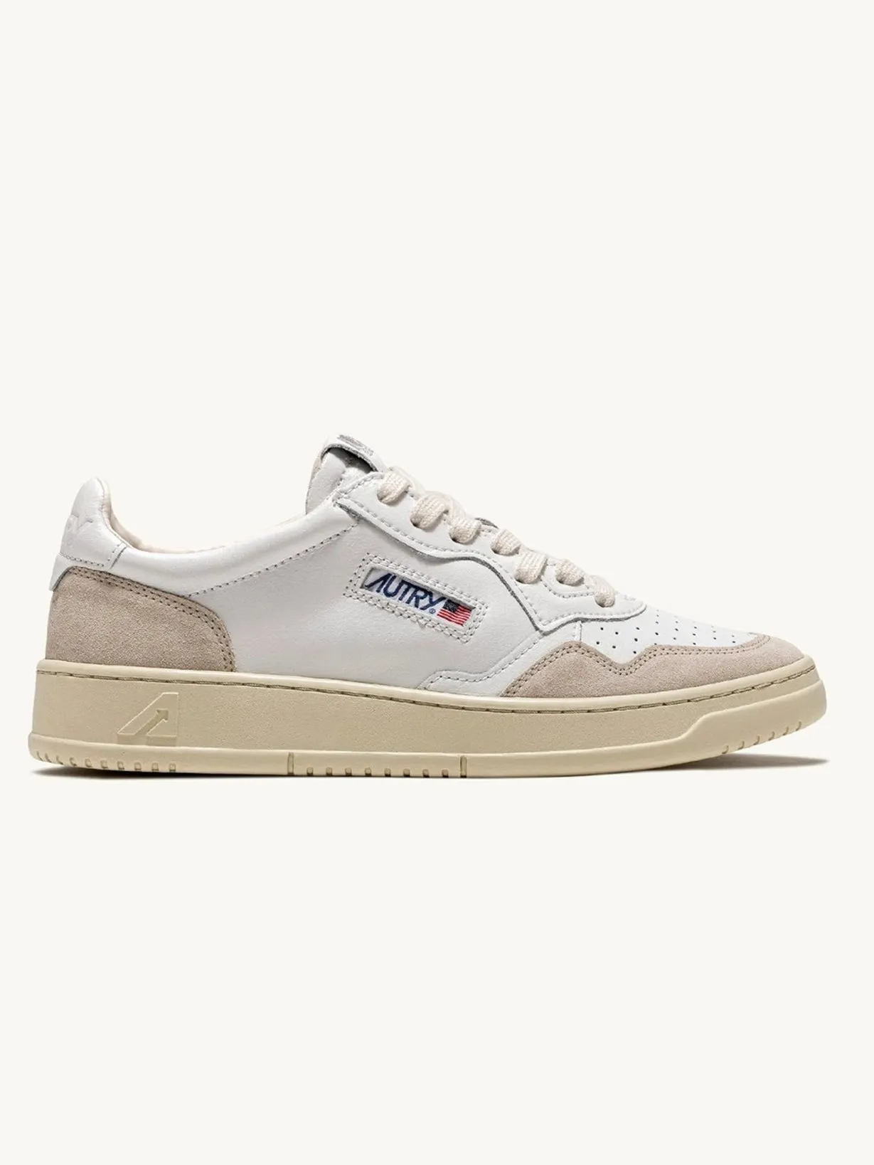 Autry - 01 - Sneakers Low Leather/Suede White
