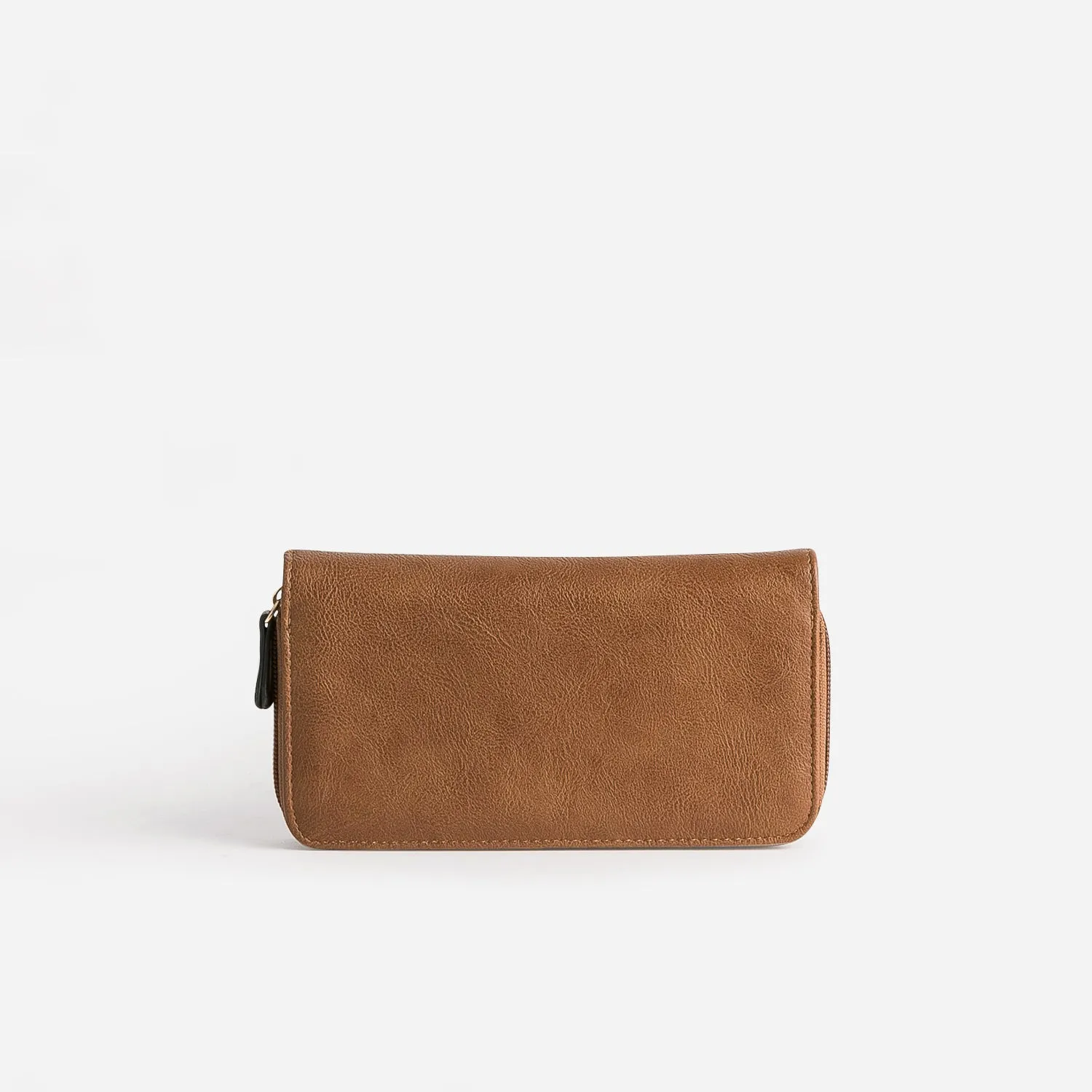 Camel Wallet with Zipper Pocket from Eram Leather Goods | ERAM