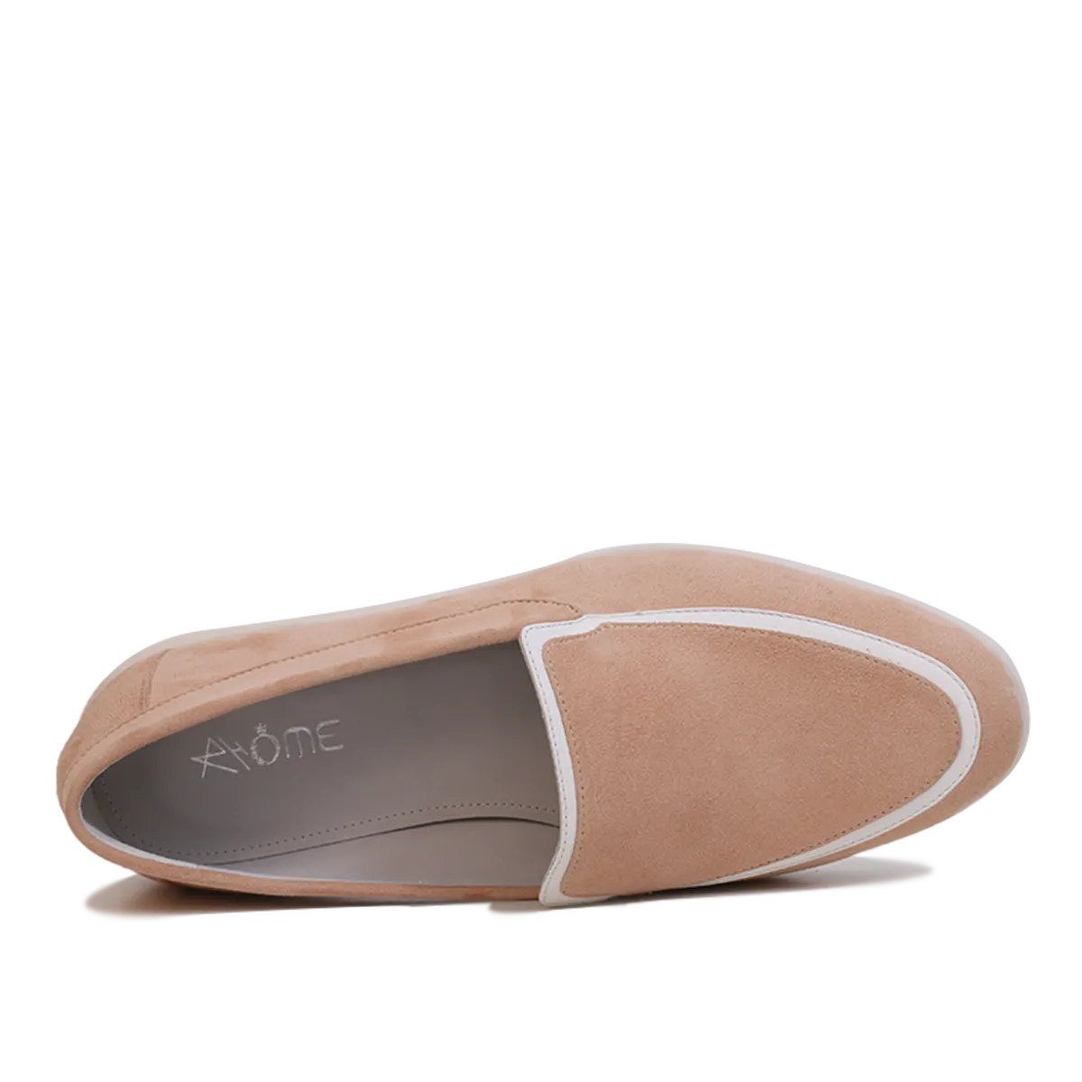 CHAUSSURE FEMME EN DAIM ORANGE 4989
