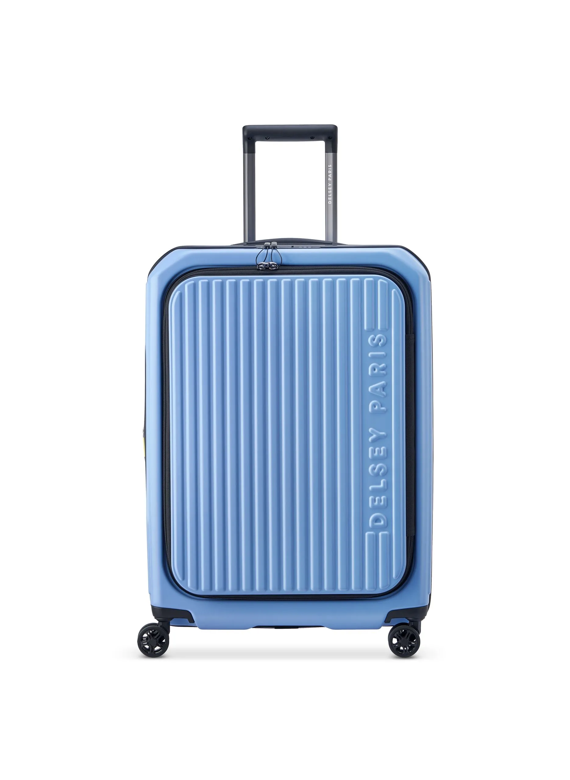 DELSEY PARIS  Valise soute rigide taille l - securitime zip - Bleu