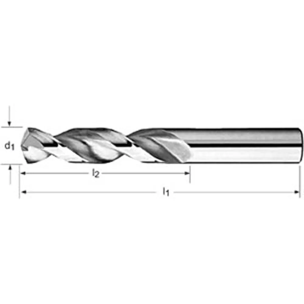 Dormer QC41P1/2 Foret à métal court 1/2" x 2-1/4" x 3-3/4" acier haute vitesse