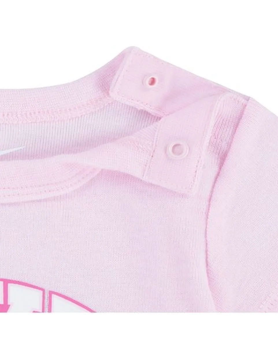 Pink 3-Piece Baby Girl Romper, Hat, Bib Set