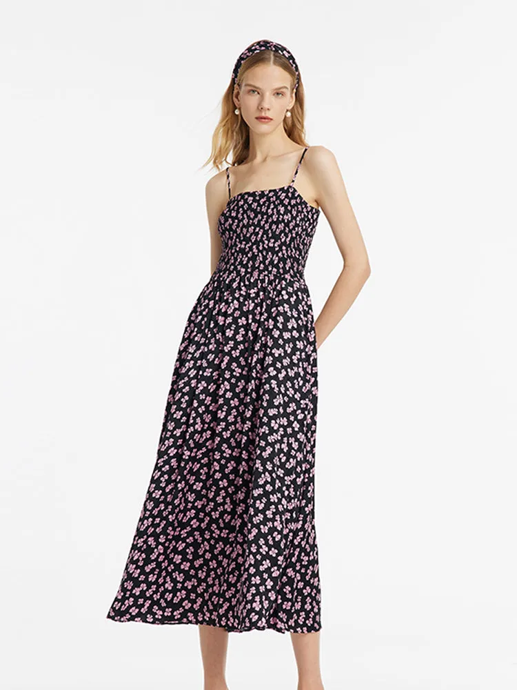 Ensemble deux pièces avec robe longue à bretelles fines et cardigan tr