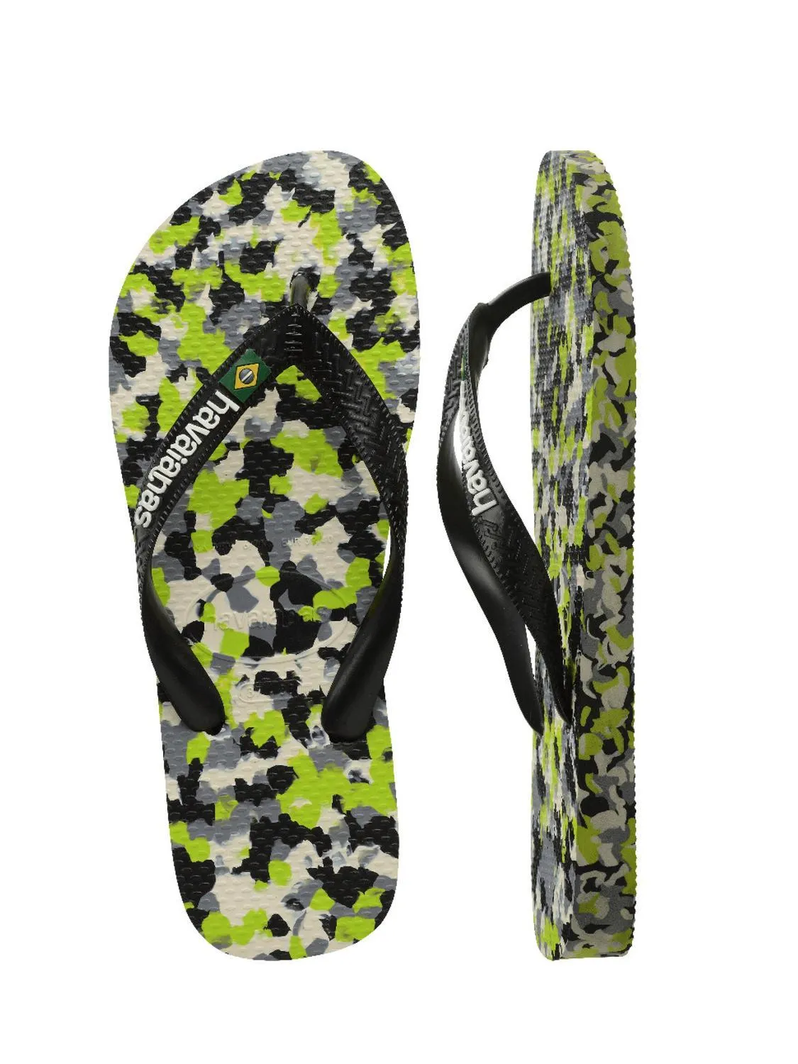 Havaianas Brasil Tech Ii Tongs Vert Citron - Achetez À Prix Outlet!