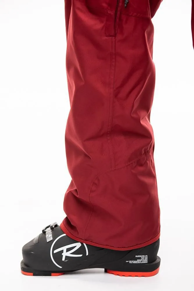 Infinity Insulated red ski/snowboard cargo pants