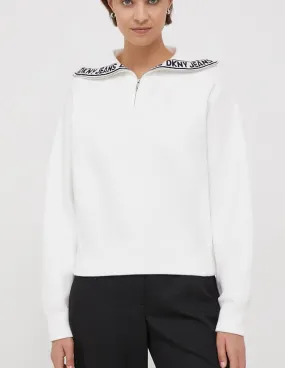 Jersey Donna Karan con Logo Blanco Mujer