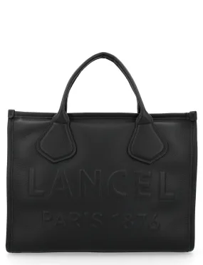 Lancel Jour M Tote Bag en cuir noir