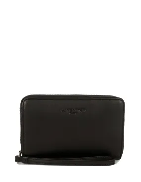 Luxurious Lancaster Leather Wallet in Noir Color and Compact Size