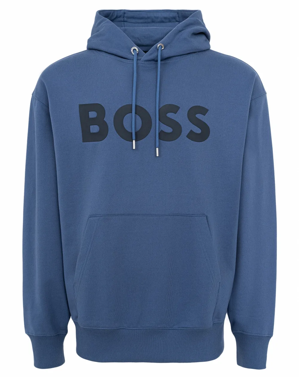 Men's Blue Hooded Sweatshirt Boss - Size XS