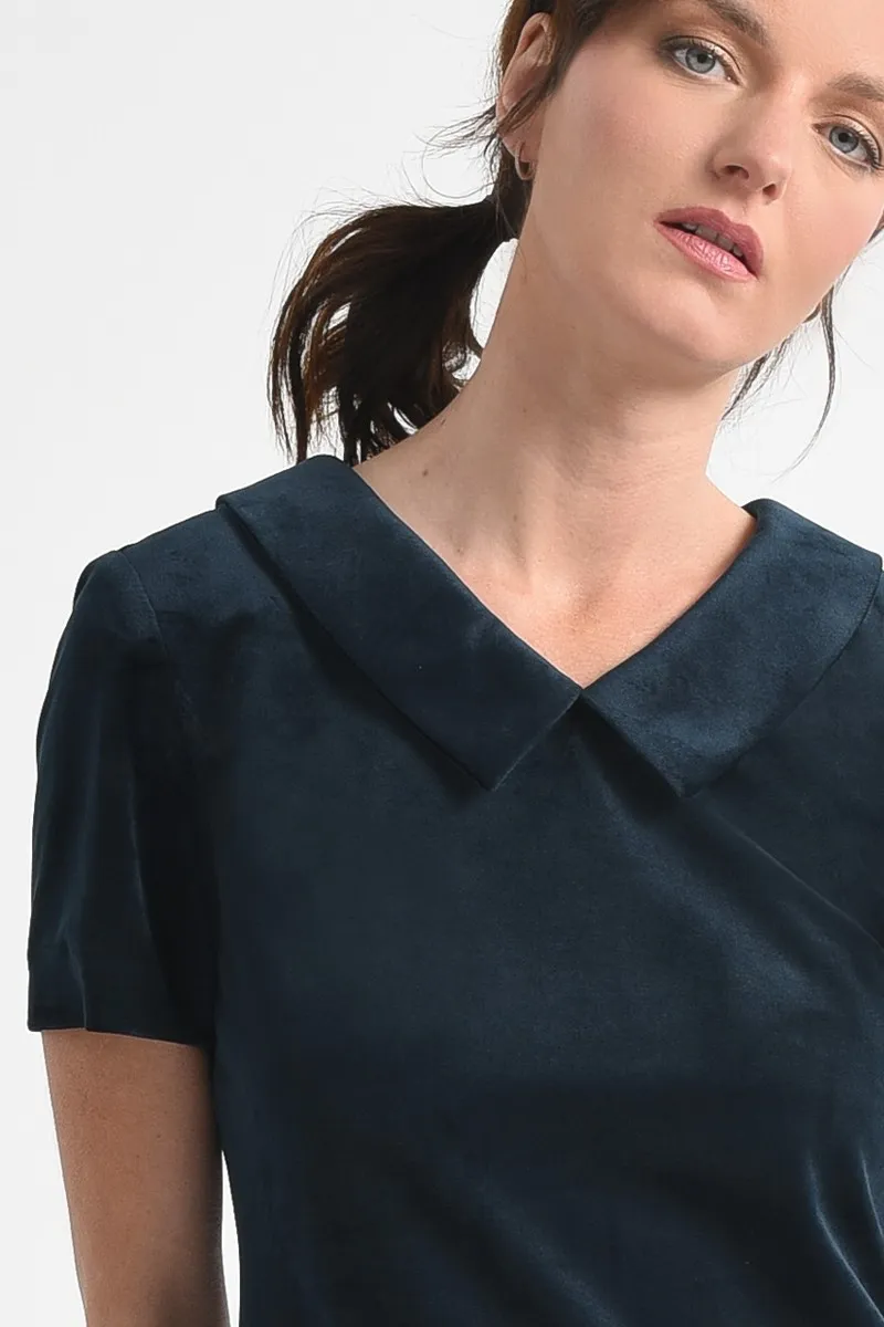 Mini robe velours avec boutons dans le dos - Molly Bracken