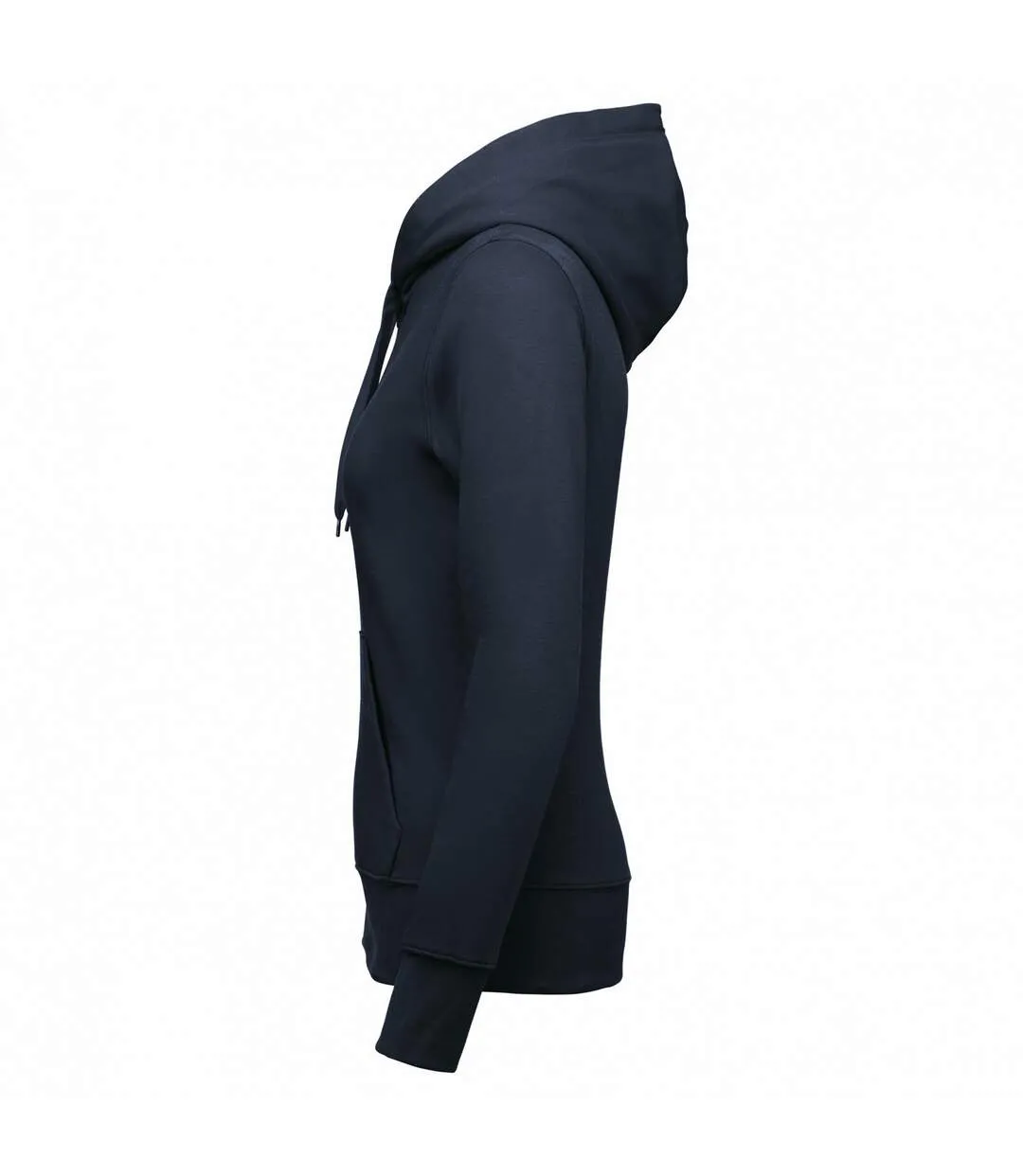Navy Blue Women's Hooded Sweatshirt by Kariban.