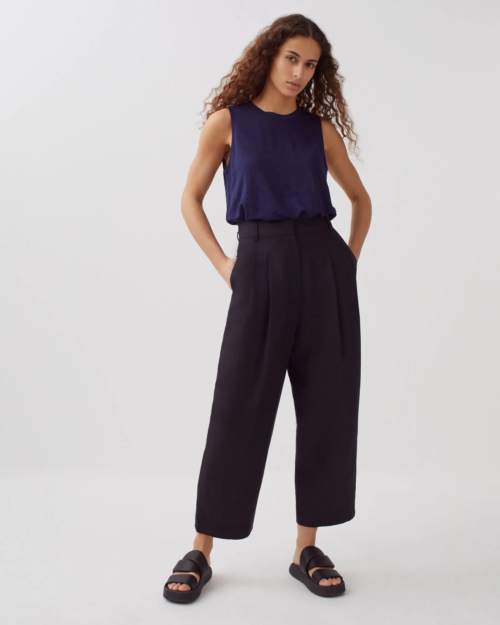 PEGGY - Pantalon carrot