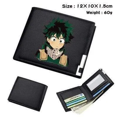 Portefeuille My Hero Academia Deku Figure My Hero College cosplay