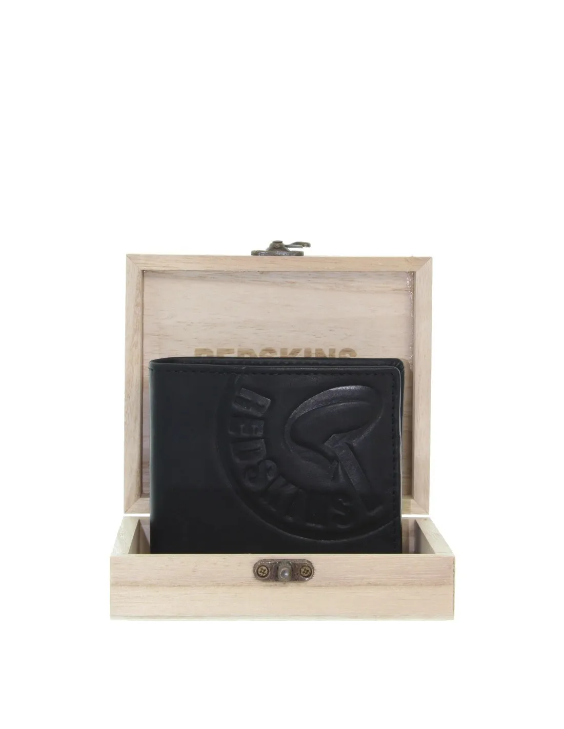 Black Leather Washington Redskins Wallet ref_sci44641 10*9*2