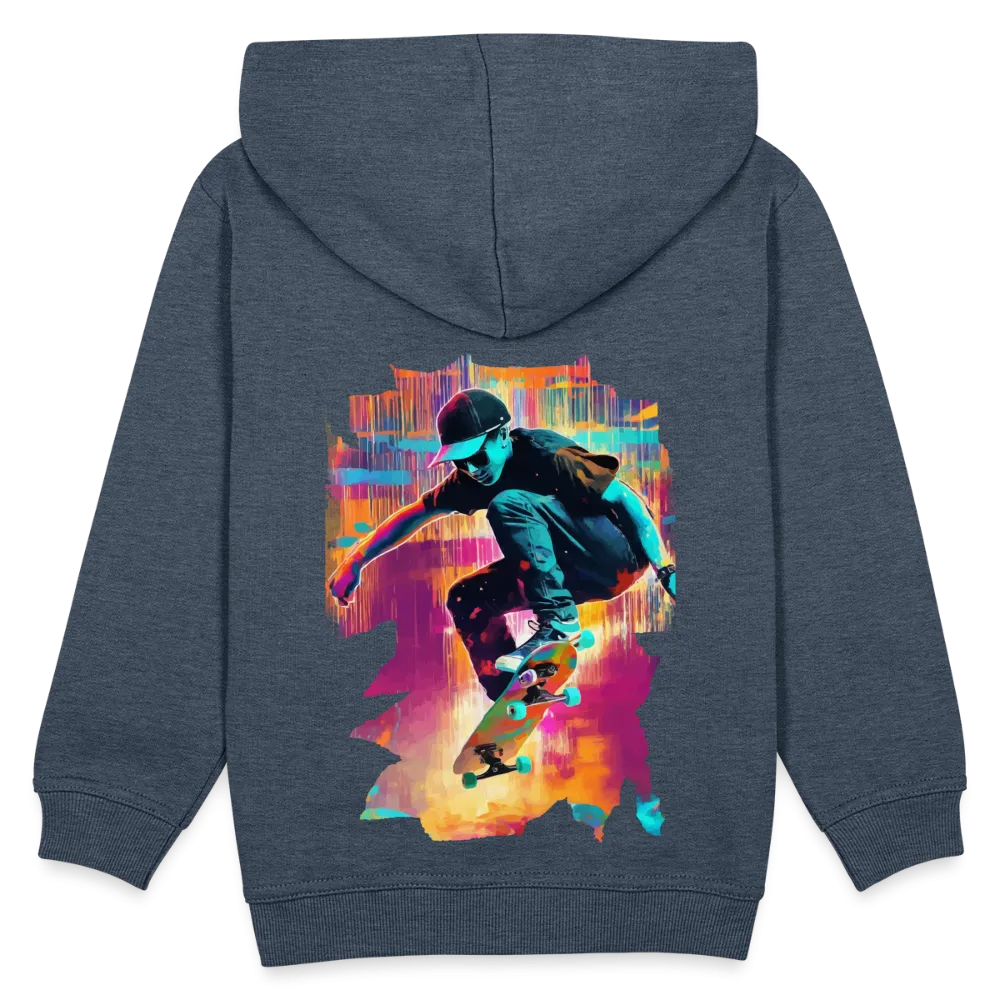 Pull à capuche Premium Enfant Skateboard
