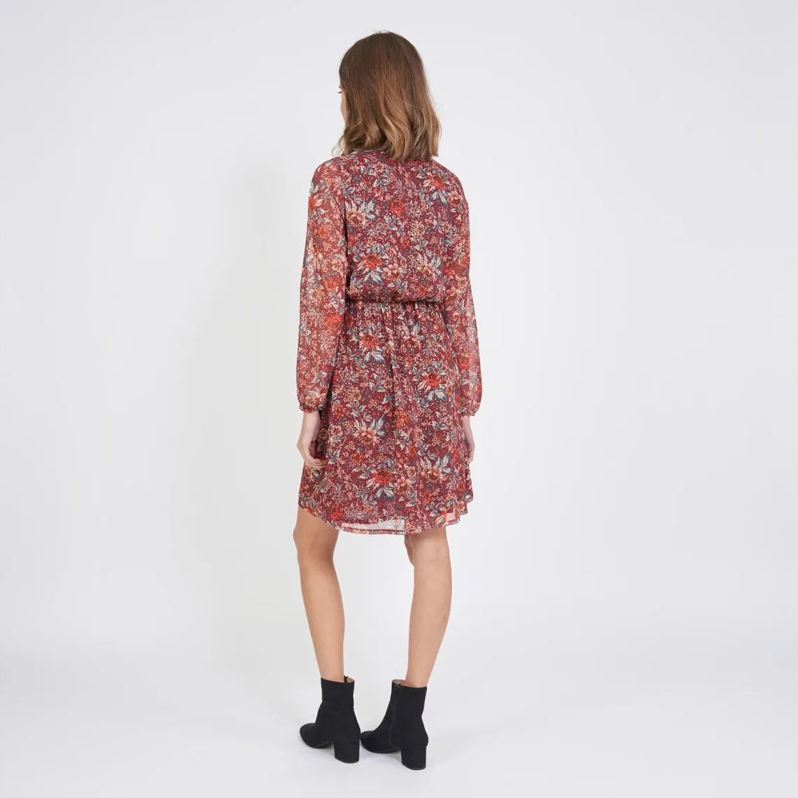 Floral Print V-Neck Dress Phoebe | Short Dress 3 SUISSES