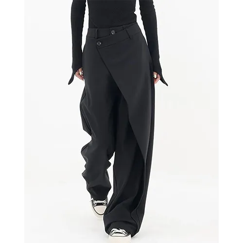 Saylor | Pantalon Taille Asymétrique Pour Femme | Large