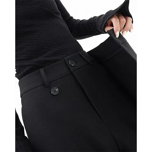 Saylor | Pantalon Taille Asymétrique Pour Femme | Large
