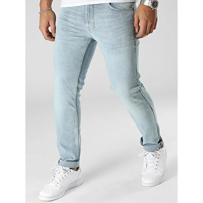 Sweat blanc à capuche style vintage pour homme