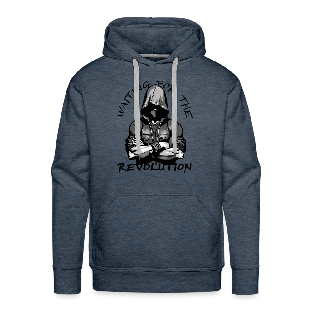 Sweat-shirt à capuche Premium pour hommes Waiting for the revolution