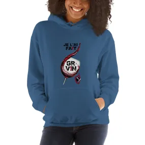 Sweat à capuche GR Vin je l'ai Fait