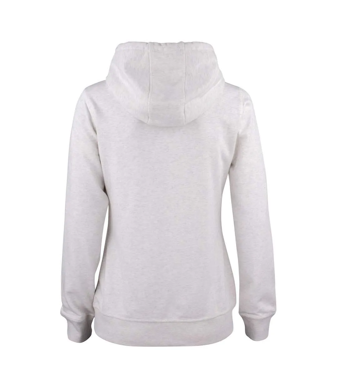 Sweatshirt femme blanc cassé premium à capuche chine Clique