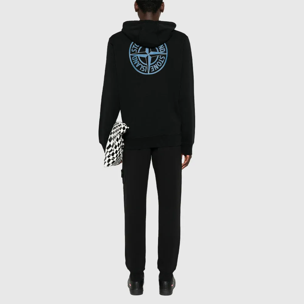 Sweatshirt à capuche imprimé logo