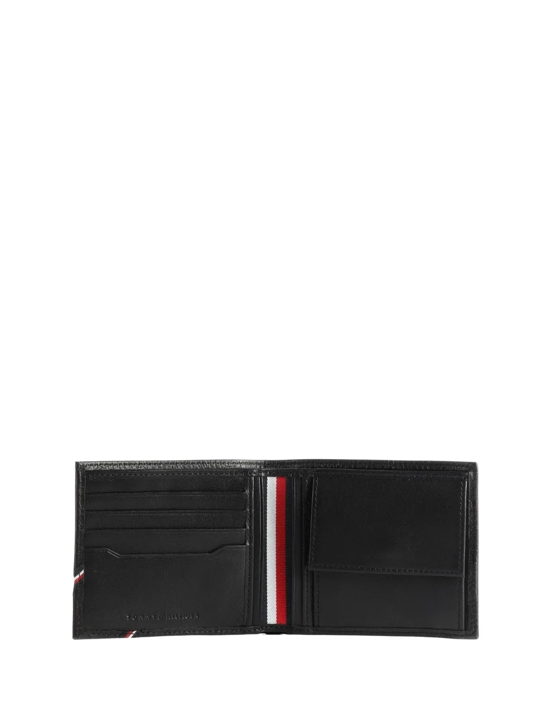 Tommy Hilfiger Men's Wallet in BDS Black Color and Slim Design