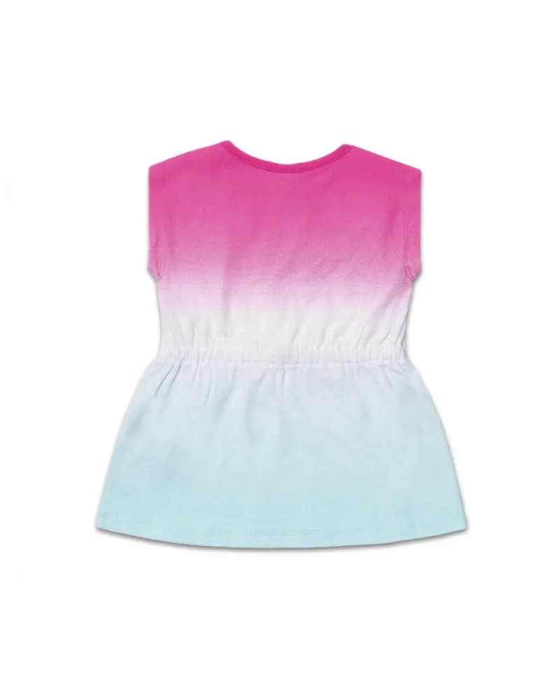 Tuc Tuc - Robe en maille tie and dye fille coquillage, 2 ans