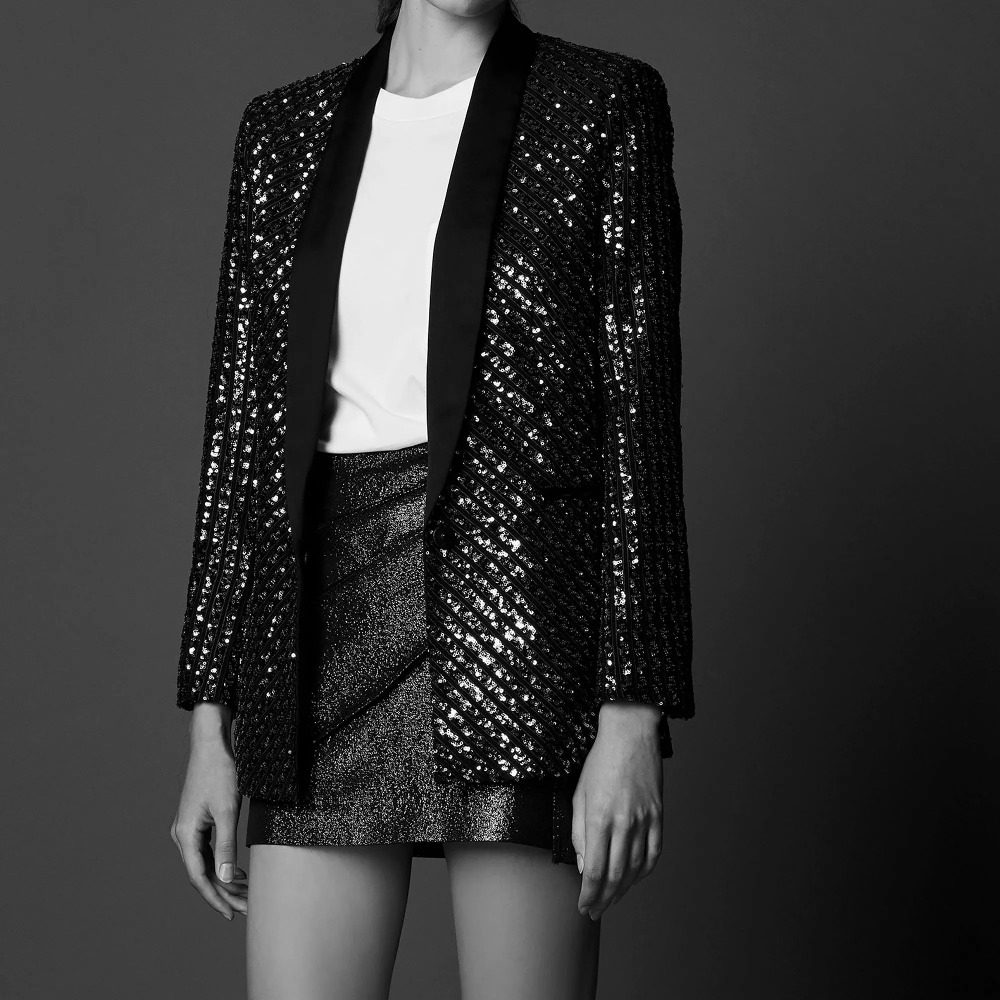 Veste recouverte de sequins