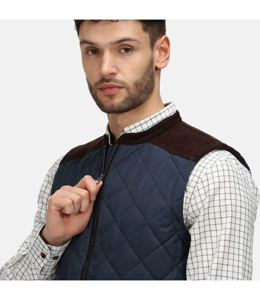Navy Blue and Dark Grey Unisex Bicolor Softshell Jacket - WK450