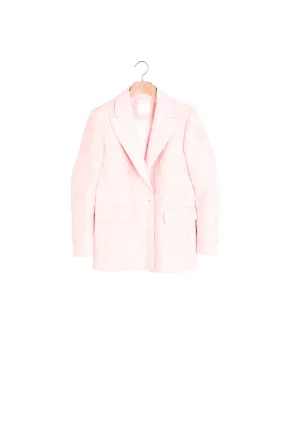 Veste tailleur en jacquard zébré